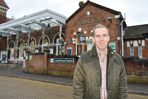 PK at Leatherhead station