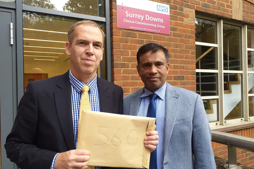 Raj and Paul with Molebridge petition